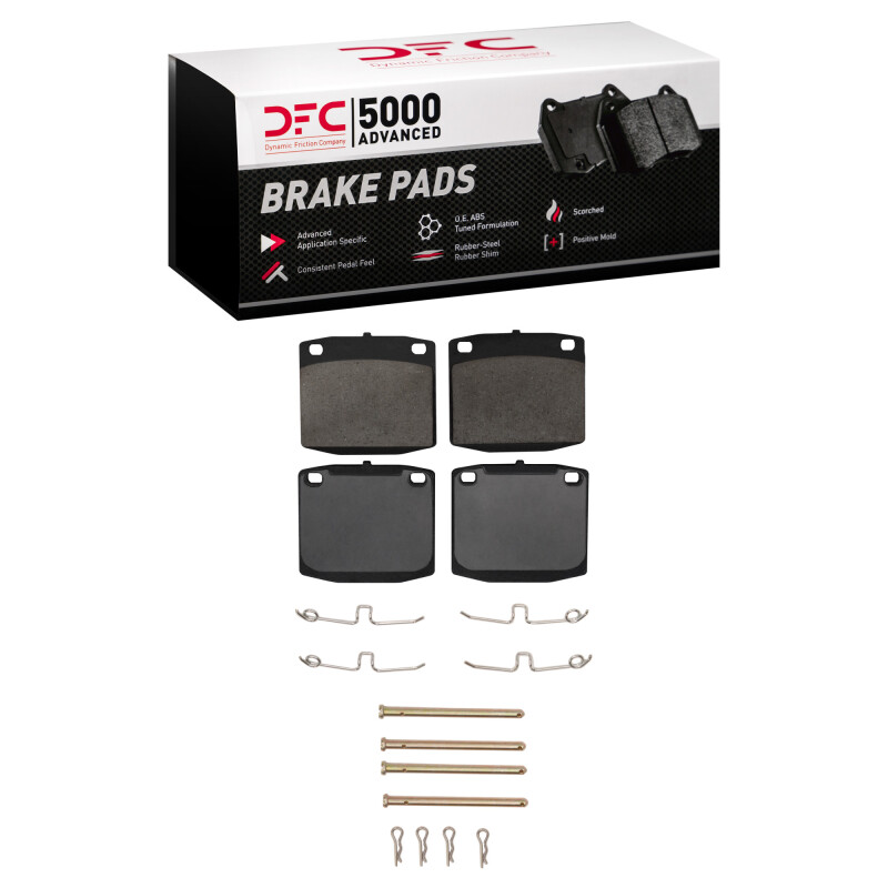 DFC 76-81 Nissan 510/710 Front 5000 Advanced Ceramic Brake Pads and Hardware Kit