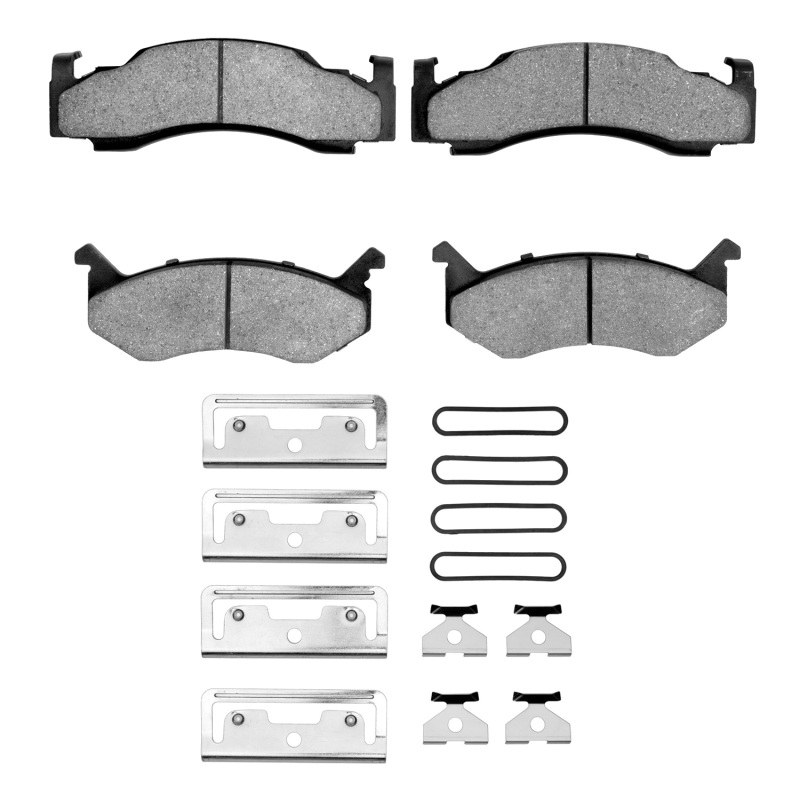 DFC 73-97 Chrysler Town & Country Front 5000 Advanced Semi Metallic Brake Pads and Hardware Kit
