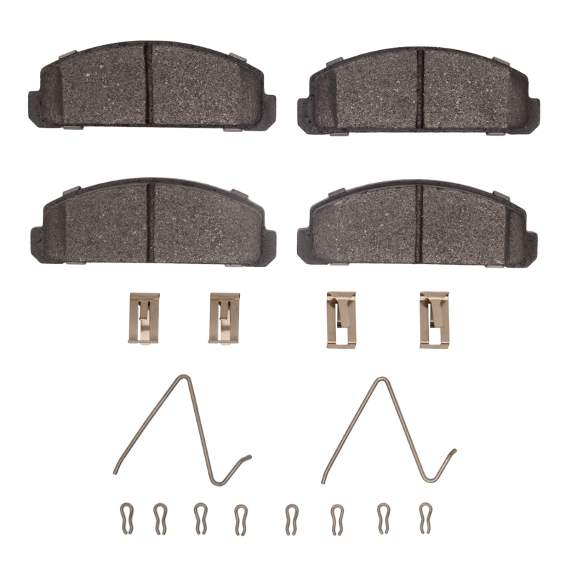DFC 77-83 Mazda GLC Front 5000 Advanced Semi Metallic Brake Pads and Hardware Kit