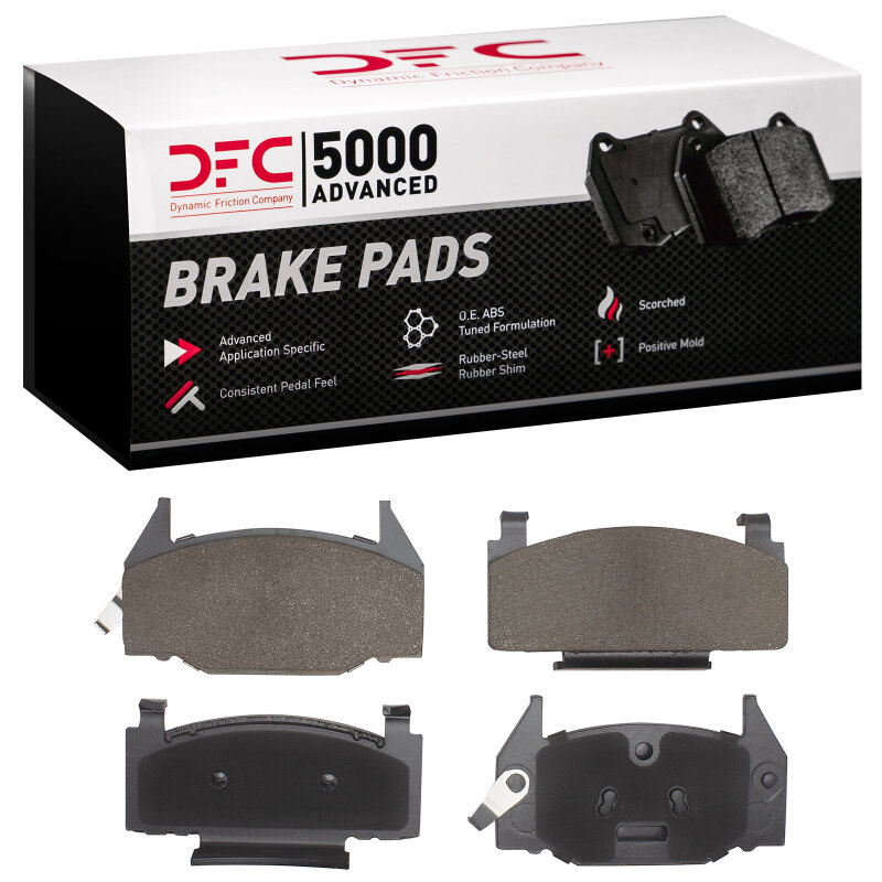 DFC 80-82 Chevrolet Chevette Front 5000 Advanced Semi Metallic Brake Pads