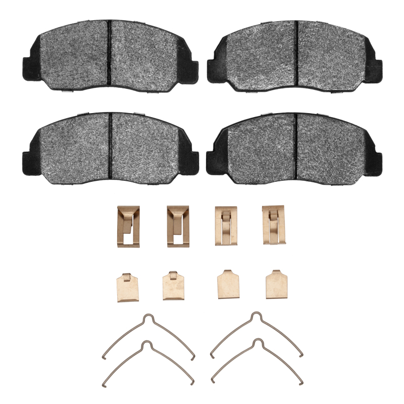 DFC 82-84 Mazda B2000 Front 5000 Advanced Semi Metallic Brake Pads and Hardware Kit