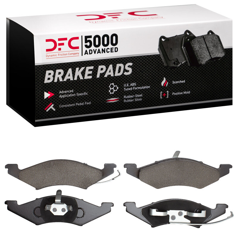 DFC 83-94 Ford EXP Front 5000 Advanced Semi Metallic Brake Pads