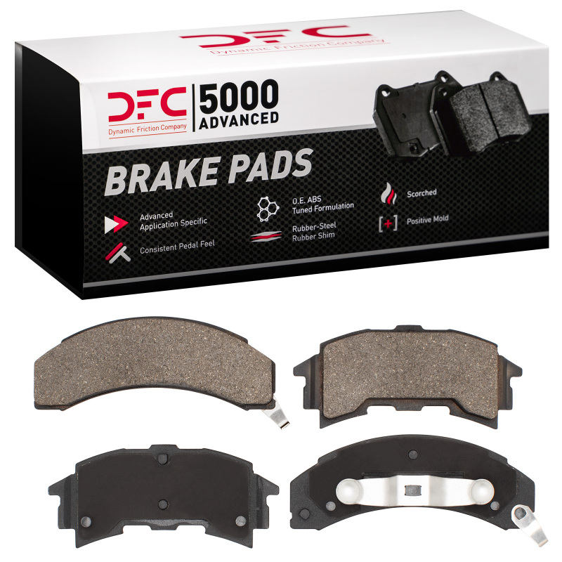 DFC 84-88 Pontiac 6000 Rear 5000 Advanced Semi Metallic Brake Pads