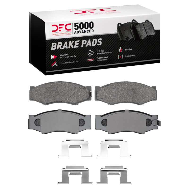 DFC 87-88 Nissan 200SX Front 5000 Advanced Ceramic Brake Pads and Hardware Kit