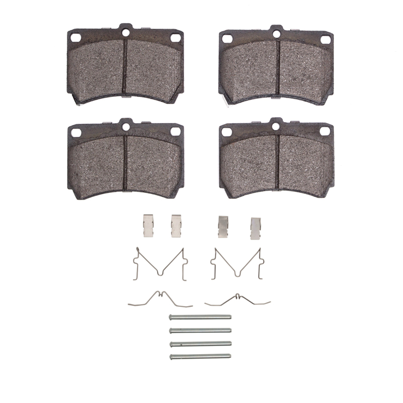 DFC 86-94 Mazda 323 Front 5000 Advanced Semi Metallic Brake Pads and Hardware Kit