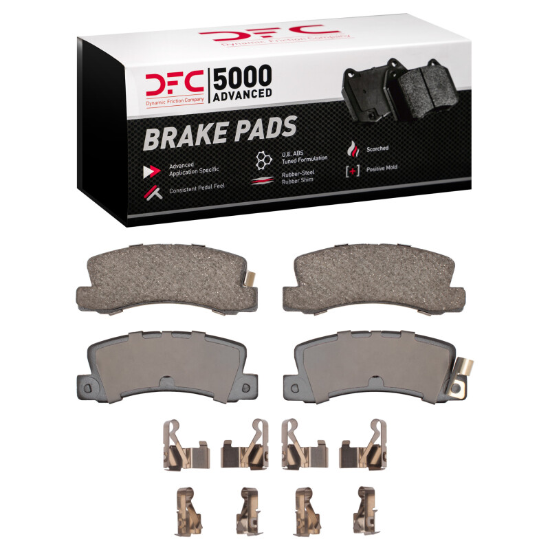 DFC 90-03 Lexus ES250 Rear 5000 Advanced Ceramic Brake Pads and Hardware Kit