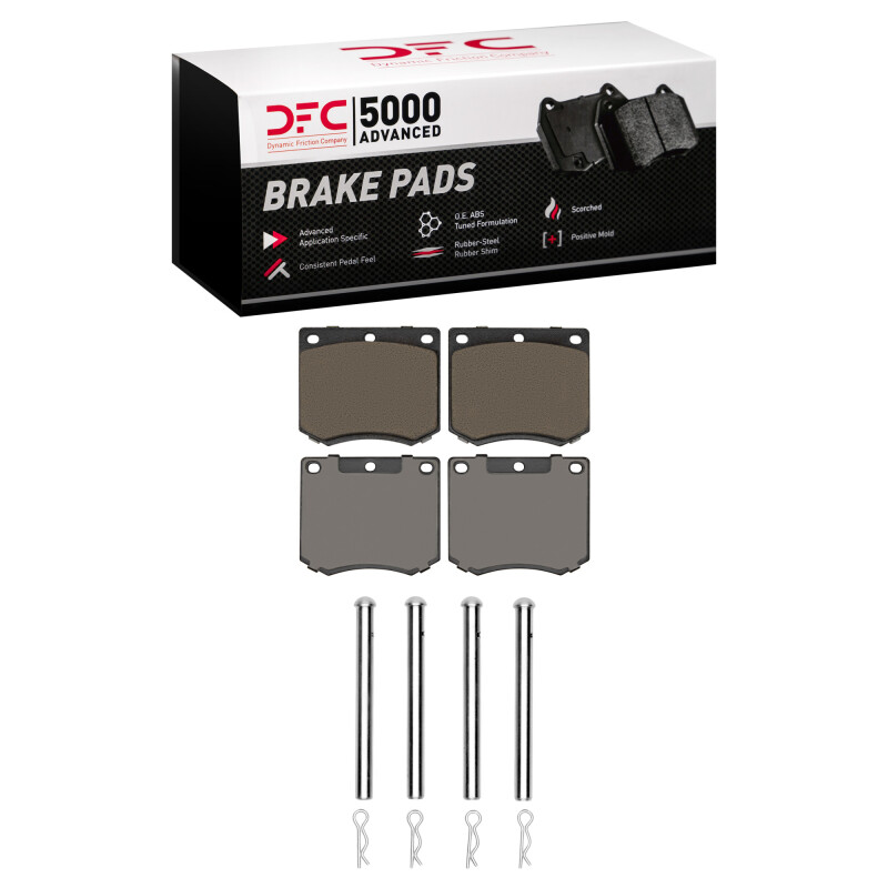 DFC 72-72 Triumph TR6 Front 5000 Advanced Ceramic Brake Pads and Hardware Kit