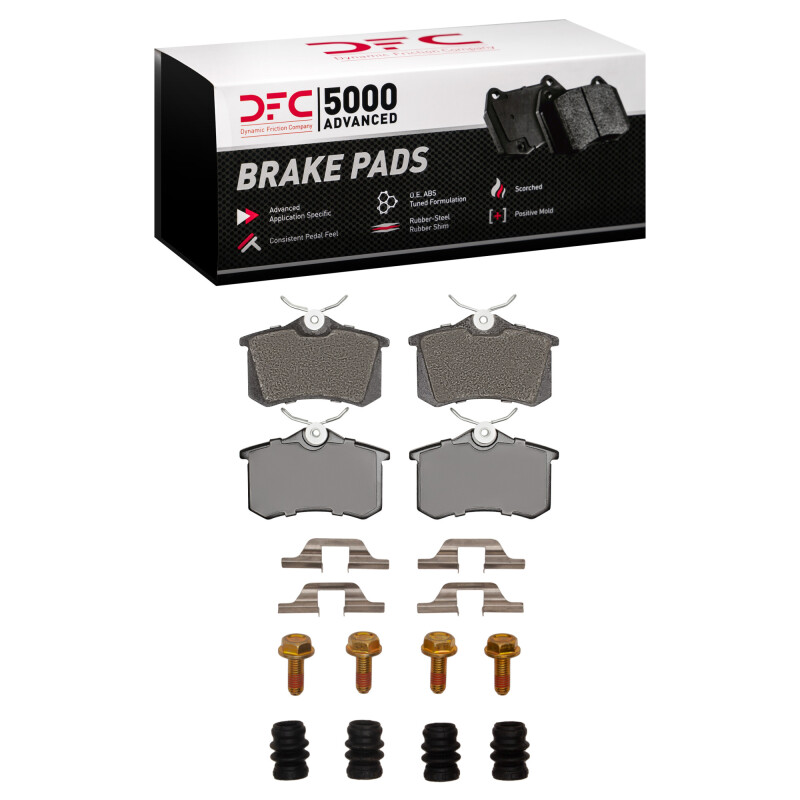 DFC 99-08 Audi A6 (USA/Canada) Rear 5000 Advanced Ceramic Brake Pads and Hardware Kit