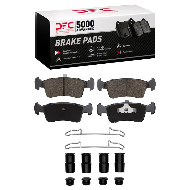 DFC 86-94 Suzuki Samurai Front 5000 Advanced Semi Metallic Brake Pads and Hardware Kit
