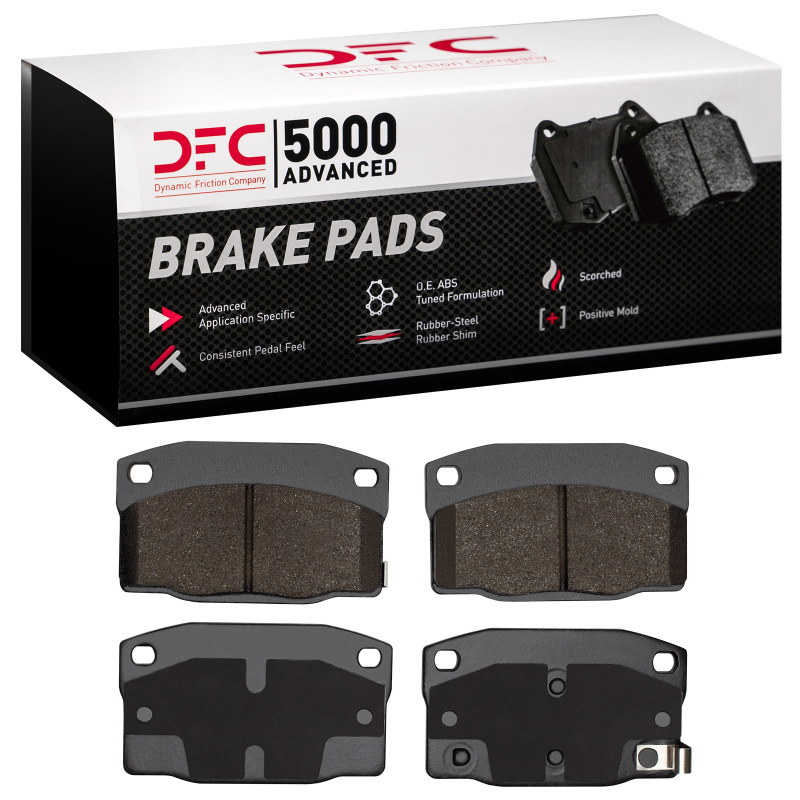 DFC 88-93 Pontiac Fiero Rear/Front 5000 Advanced Semi Metallic Brake Pads