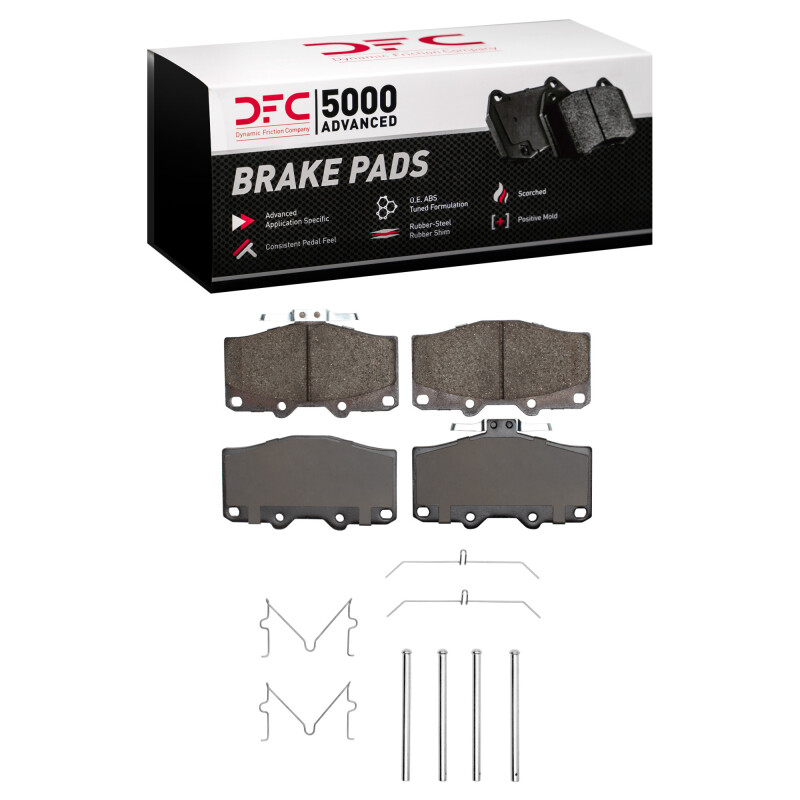 DFC 88-95 Toyota 4Runner Front 5000 Advanced Ceramic Brake Pads and Hardware Kit