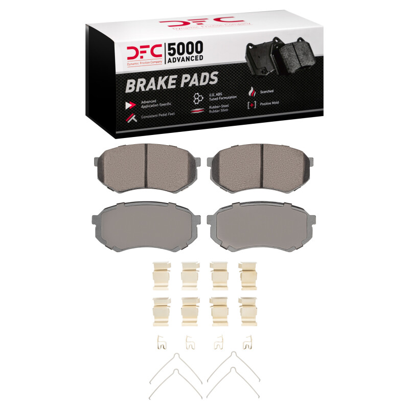 DFC 95-04 Toyota Tacoma Front 5000 Advanced Ceramic Brake Pads and Hardware Kit