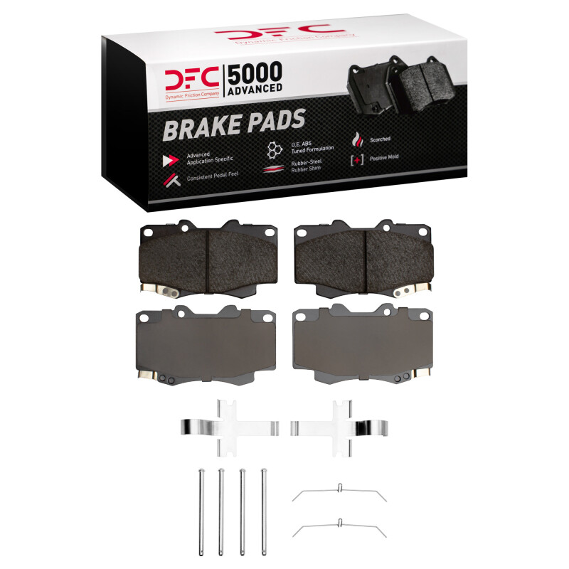 DFC 95-04 Toyota 4Runner Front 5000 Advanced Ceramic Brake Pads and Hardware Kit