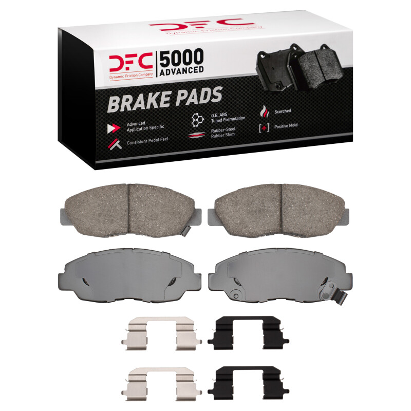 DFC 90-99 Acura CL Front 5000 Advanced Ceramic Brake Pads and Hardware Kit