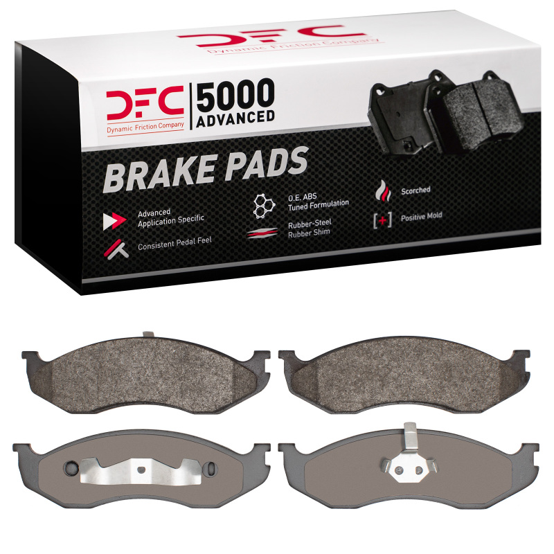 DFC 90-06 Jeep Grand Wagoneer Front 5000 Advanced Semi Metallic Brake Pads