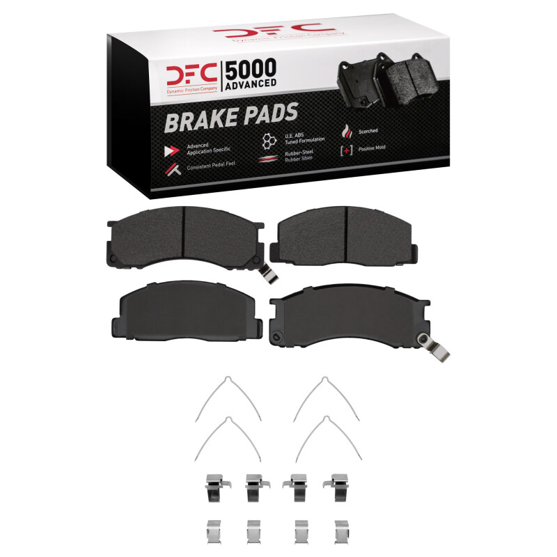 DFC 91-96 Toyota Previa Front 5000 Advanced Ceramic Brake Pads and Hardware Kit