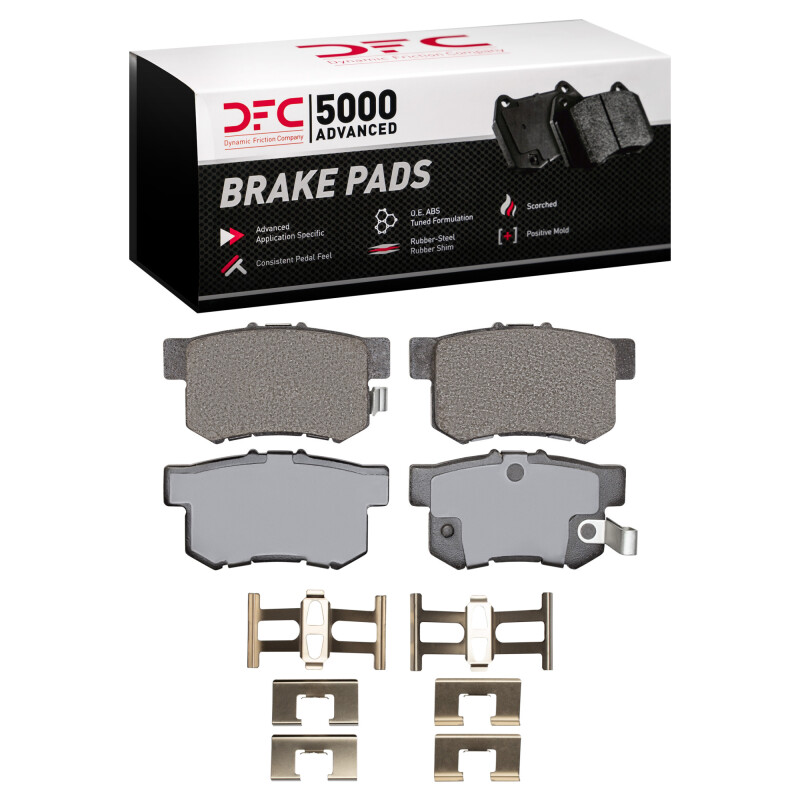 DFC 99-04 Acura RL Rear 5000 Advanced Ceramic Brake Pads and Hardware Kit