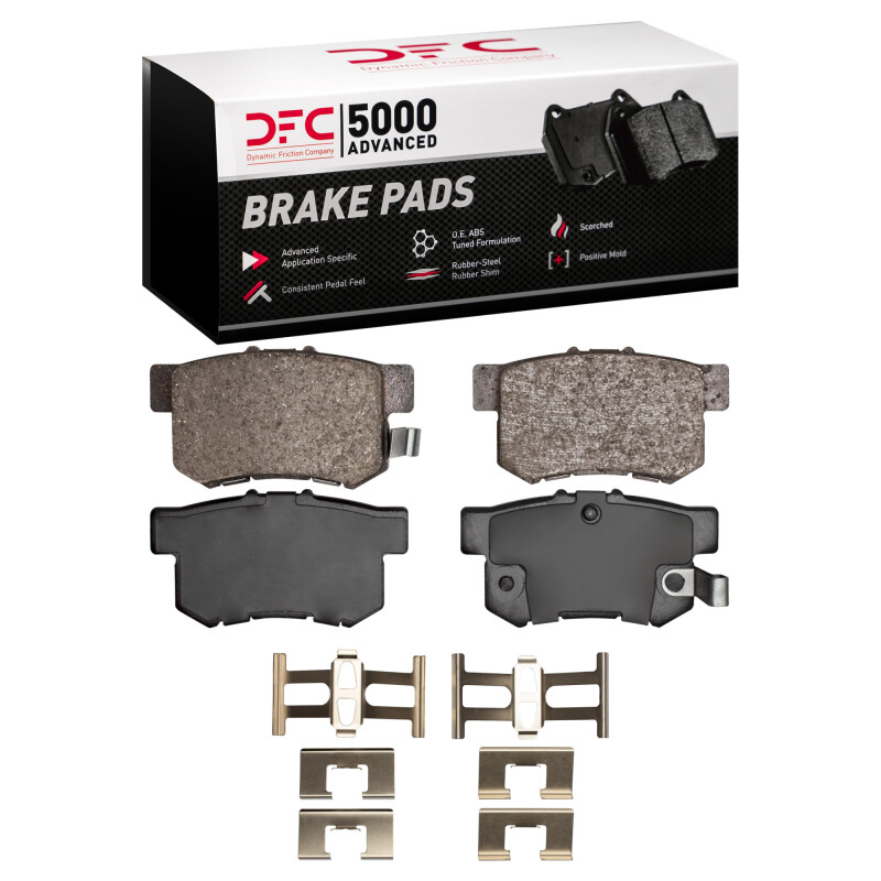 DFC 00-13 Honda S2000 Rear 5000 Advanced Ceramic Brake Pads and Hardware Kit