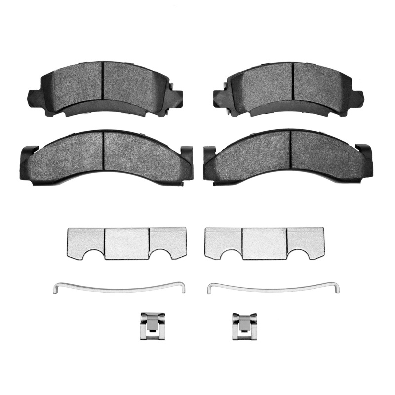 DFC 71-05 Chevrolet P30 Front/Rear 5000 Advanced Semi Metallic Brake Pads and Hardware Kit
