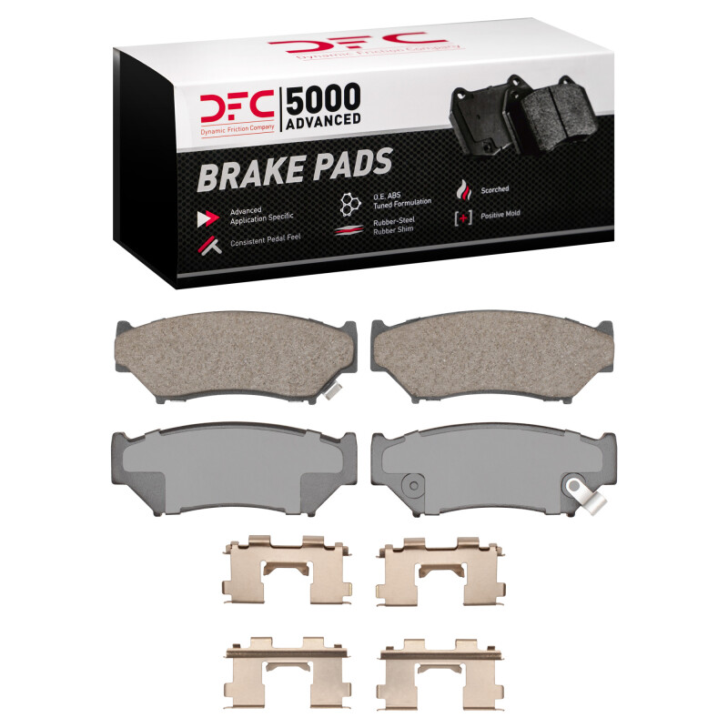DFC 98-04 Chevrolet Tracker Front 5000 Advanced Ceramic Brake Pads and Hardware Kit