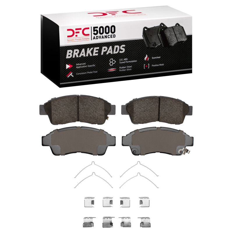 DFC 97-01 Toyota Camry Front 5000 Advanced Ceramic Brake Pads and Hardware Kit