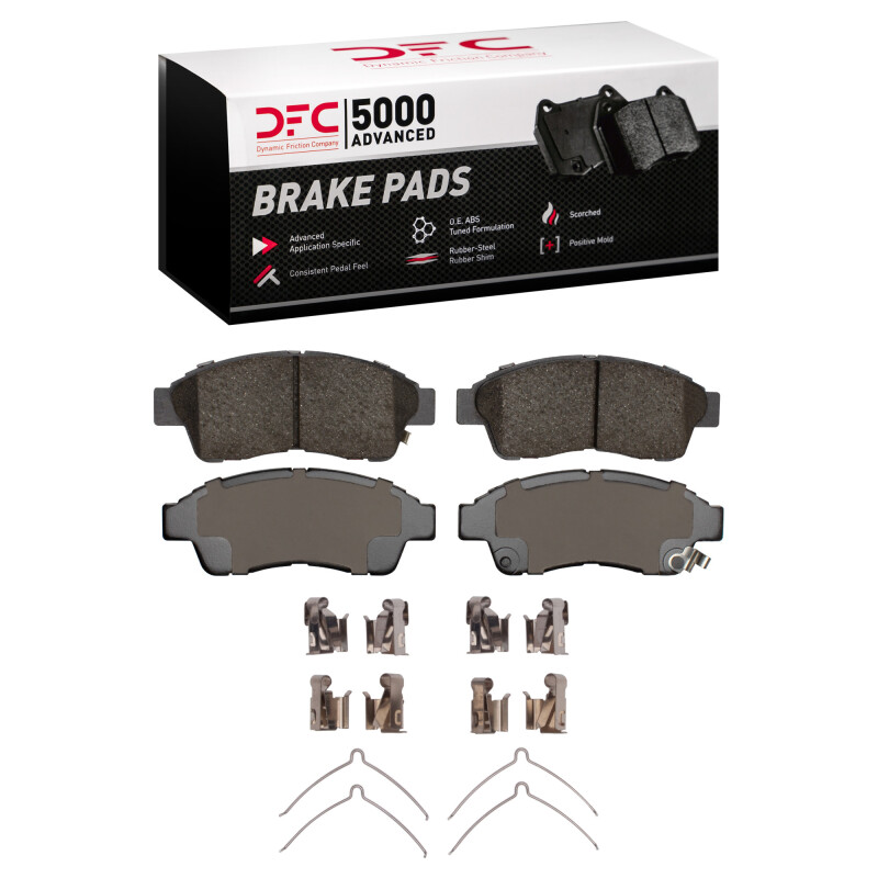 DFC 92-03 Geo Prizm Front 5000 Advanced Ceramic Brake Pads and Hardware Kit