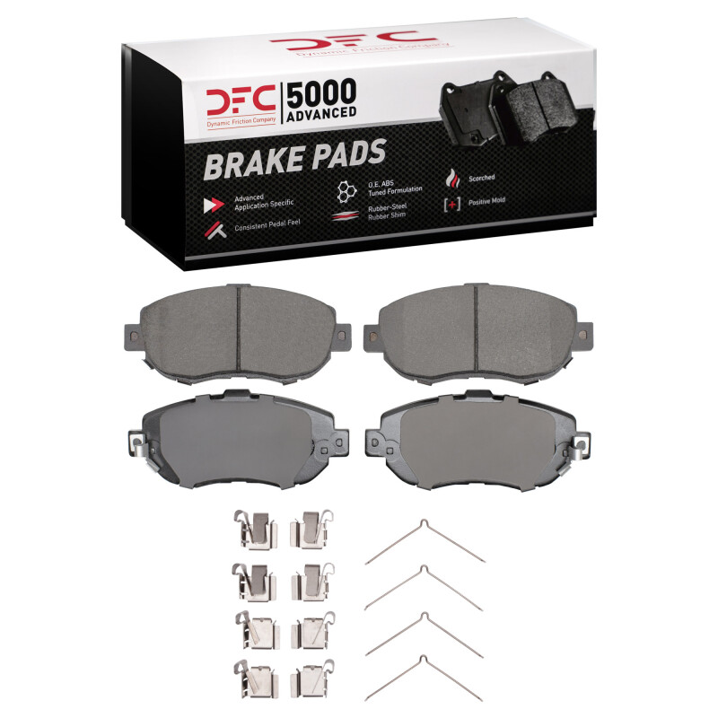 DFC 93-10 Lexus SC430 Front 5000 Advanced Ceramic Brake Pads and Hardware Kit