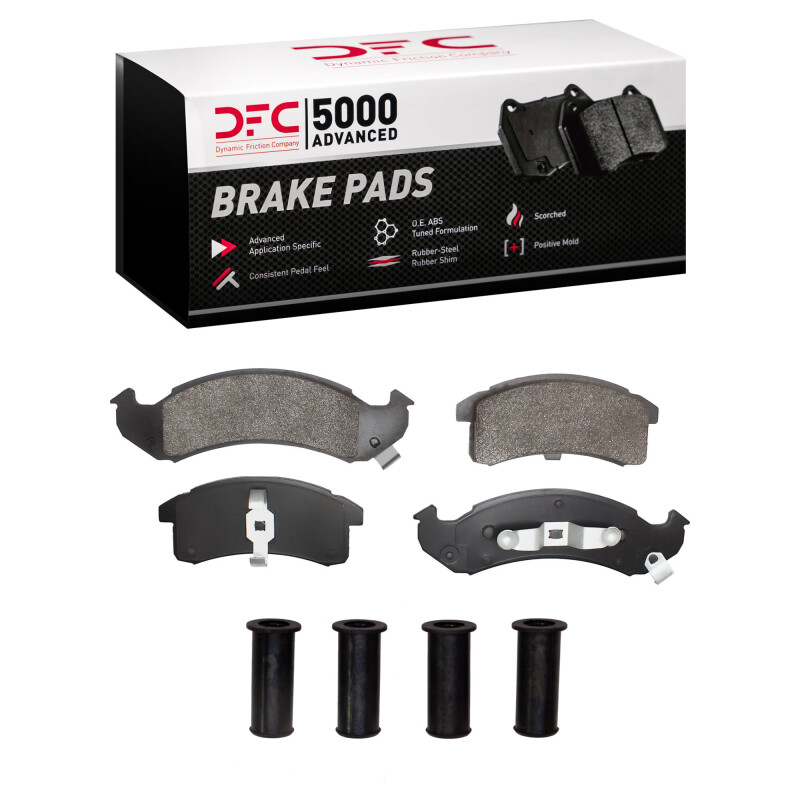 DFC 94-99 Buick LeSabre Front 5000 Advanced Semi Metallic Brake Pads and Hardware Kit