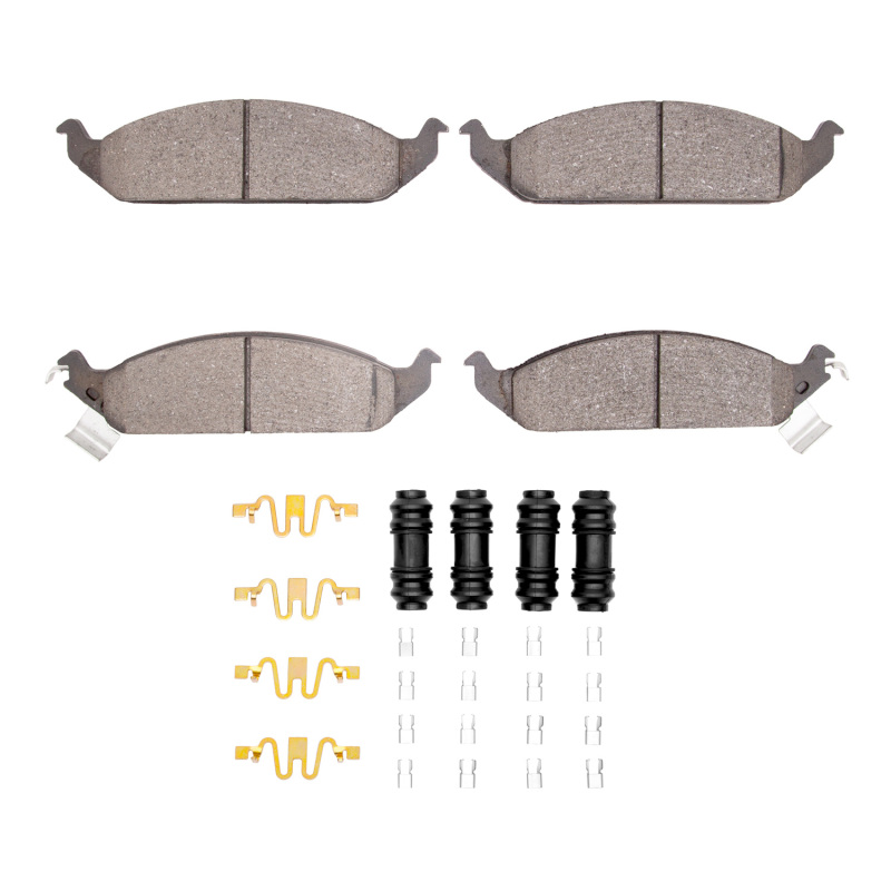 DFC 95-00 Chrysler Cirrus Front 5000 Advanced Semi Metallic Brake Pads and Hardware Kit