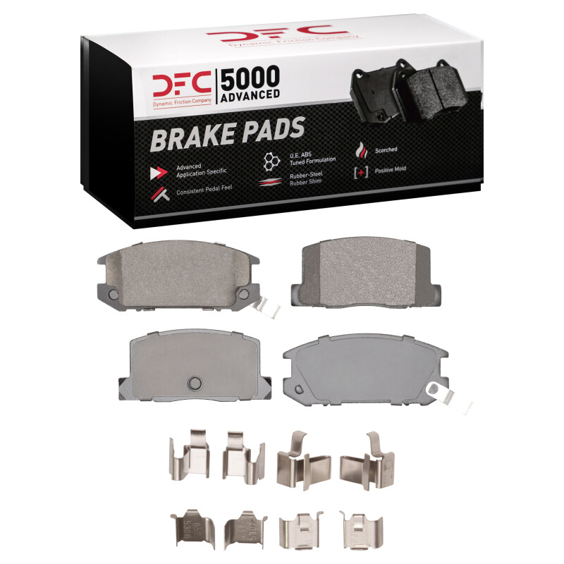 DFC 91-05 Toyota MR2 Rear 5000 Advanced Ceramic Brake Pads and Hardware Kit