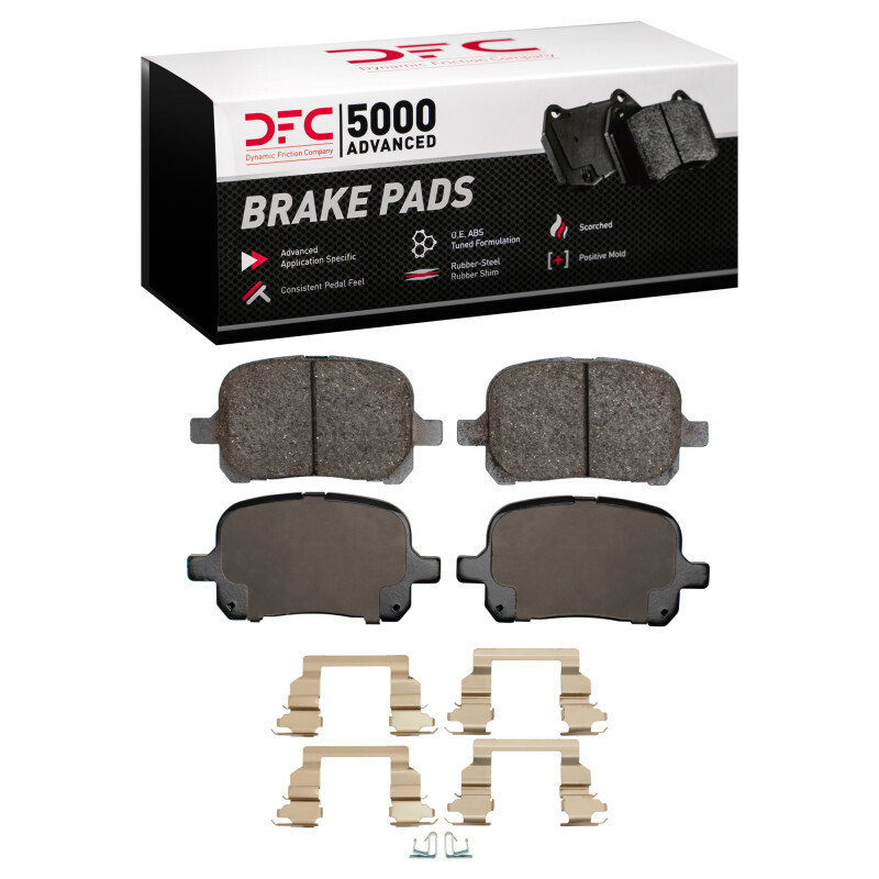 DFC 97-04 Lexus ES300 Front 5000 Advanced Ceramic Brake Pads and Hardware Kit