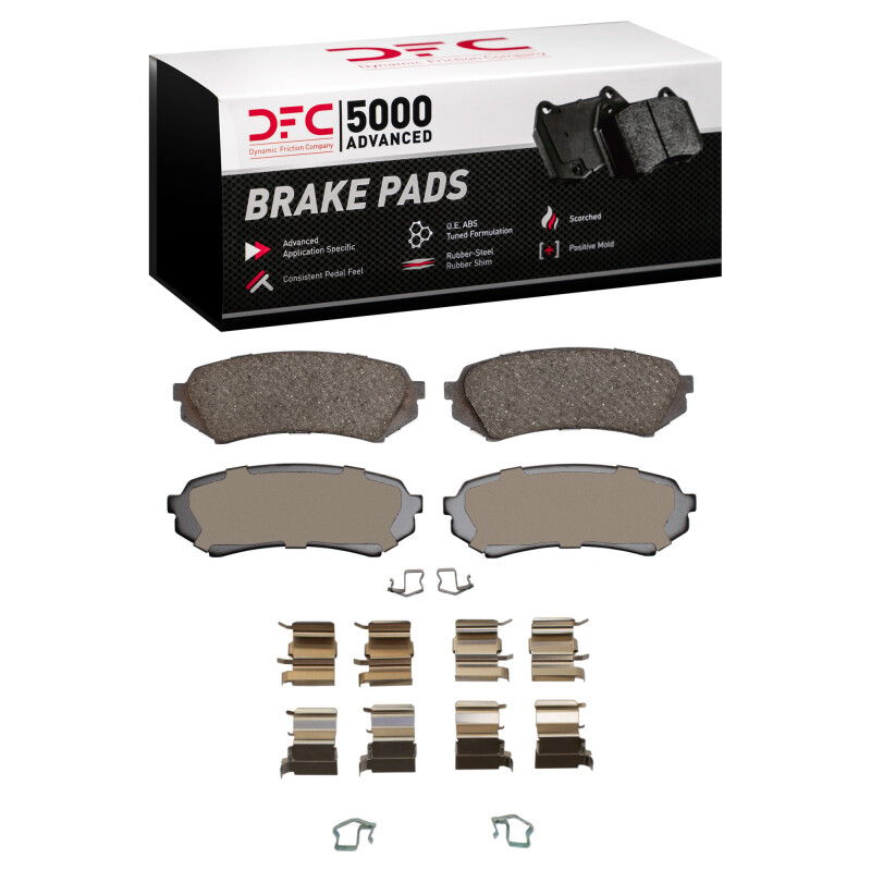 DFC 98-07 Lexus LX470 Rear 5000 Advanced Ceramic Brake Pads and Hardware Kit