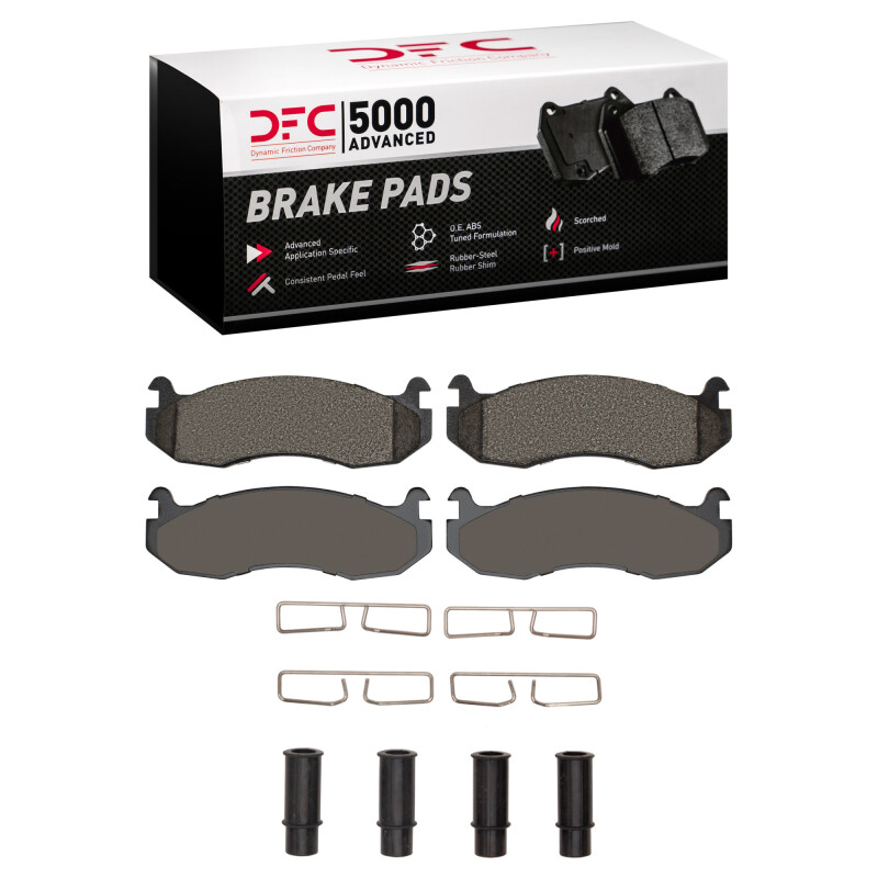 DFC 96-06 Hummer H1 Front 5000 Advanced Semi Metallic Brake Pads and Hardware Kit