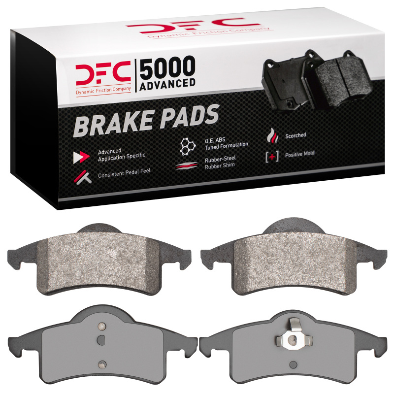 DFC 99-04 Jeep Grand Cherokee Rear 5000 Advanced Semi Metallic Brake Pads
