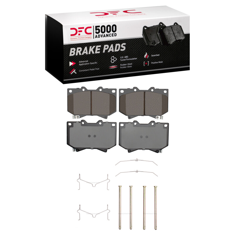 DFC 00-02 Toyota Tundra Front 5000 Advanced Ceramic Brake Pads and Hardware Kit