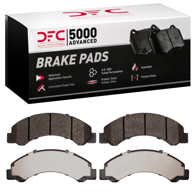 DFC 98-24 Chevrolet LCF3500 Gas Engine Rear/Front 5000 Advanced Semi Metallic Brake Pads