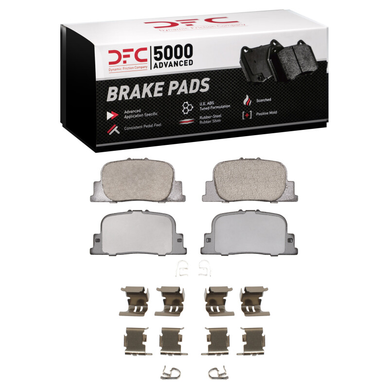 DFC 00-10 Lexus ES300 Rear 5000 Advanced Ceramic Brake Pads and Hardware Kit