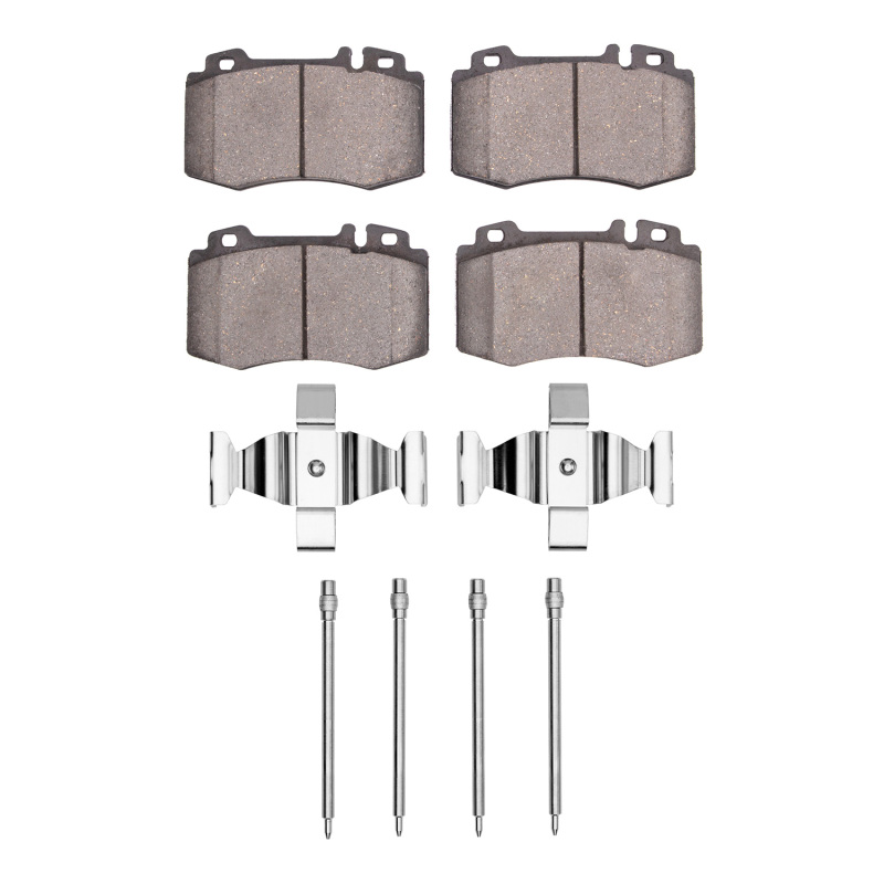 DFC 03-04 Mercedes-Benz S500 Front 5000 Advanced Low Metallic Brake Pads and Hardware Kit