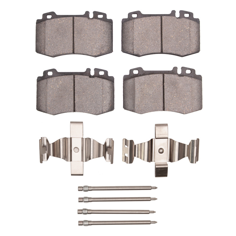 DFC 02-06 Mercedes-Benz SL500 Front 5000 Advanced Low Metallic Brake Pads and Hardware Kit