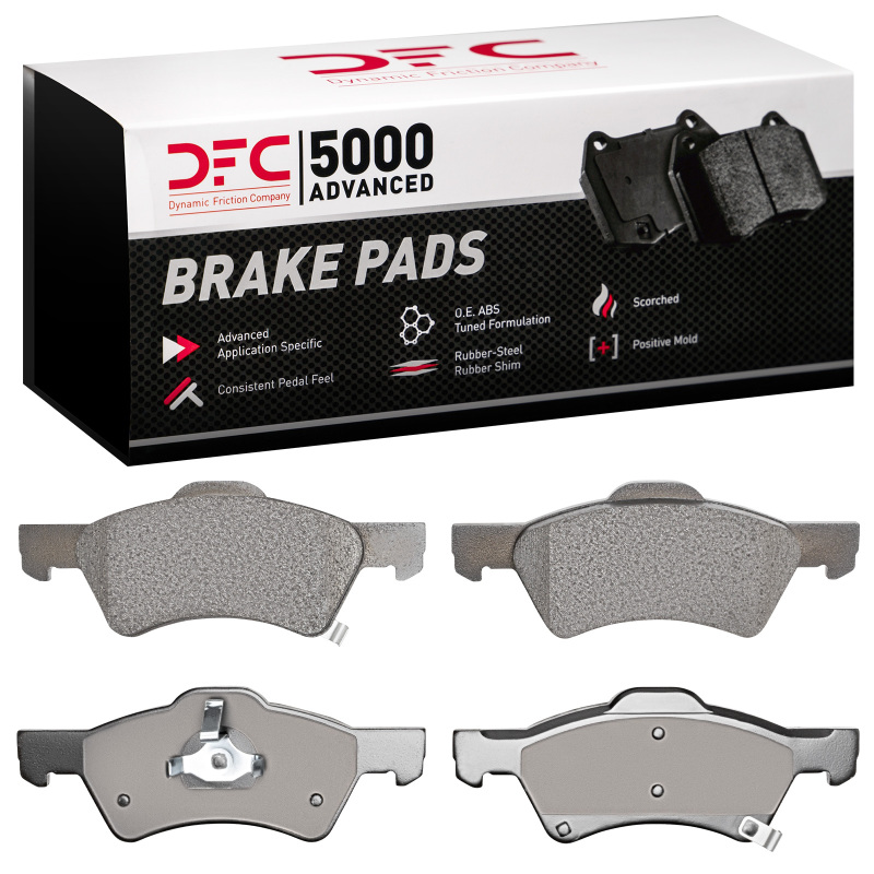 DFC 01-07 Chrysler Town & Country Front 5000 Advanced Semi Metallic Brake Pads