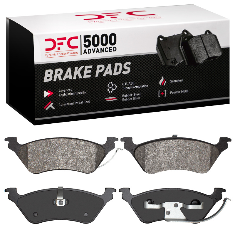 DFC 01-07 Chrysler Town & Country Rear 5000 Advanced Semi Metallic Brake Pads