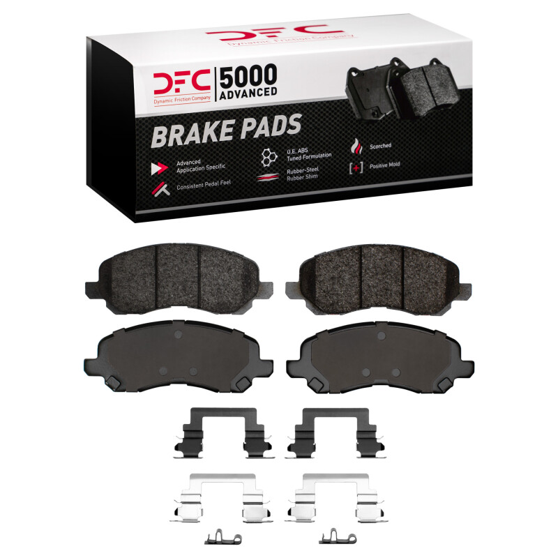 DFC 00-25 Chrysler Sebring Front 5000 Advanced Ceramic Brake Pads and Hardware Kit