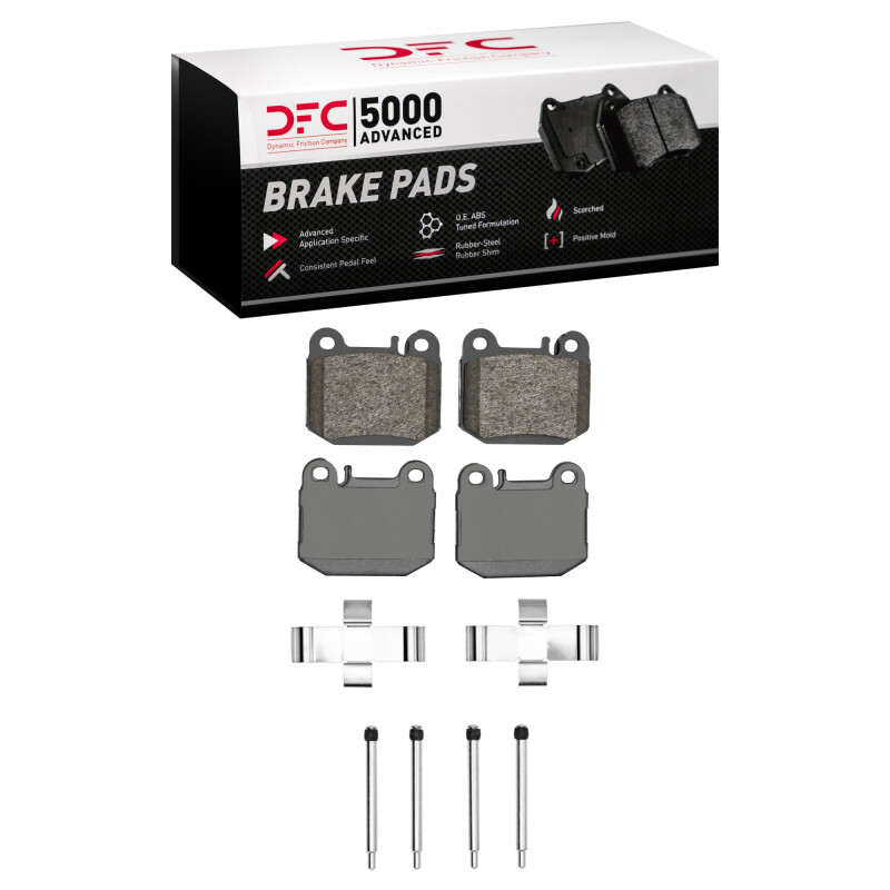 DFC 00-05 Mercedes-Benz ML430 Rear 5000 Advanced Low Metallic Brake Pads and Hardware Kit