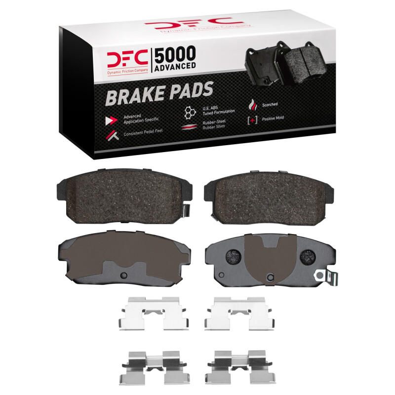 DFC 00-06 Infiniti I30 Rear 5000 Advanced Ceramic Brake Pads and Hardware Kit
