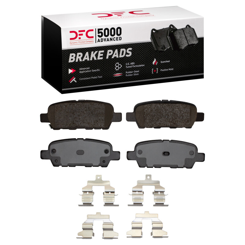 DFC 02-25 Nissan Maxima Rear 5000 Advanced Ceramic Brake Pads and Hardware Kit