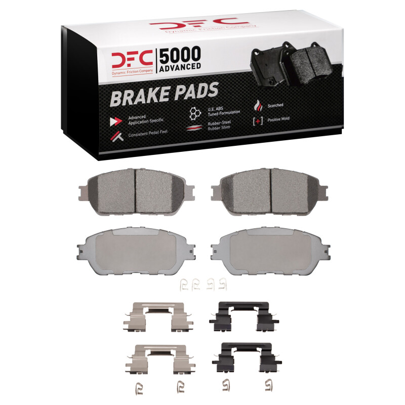 DFC 02-06 Lexus ES300 Front 5000 Advanced Ceramic Brake Pads and Hardware Kit