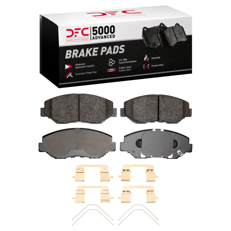 DFC 05-16 Acura ILX Front 5000 Advanced Ceramic Brake Pads and Hardware Kit