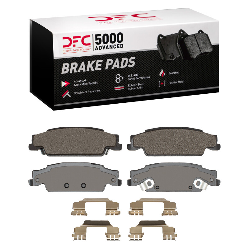 DFC 03-11 Cadillac STS Rear 5000 Advanced Ceramic Brake Pads and Hardware Kit