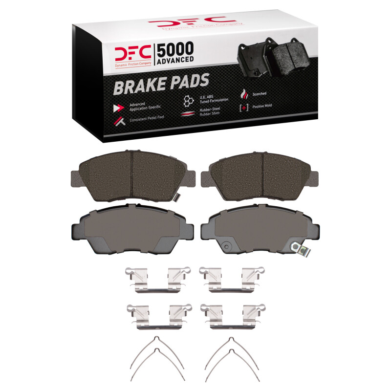 DFC 12-15 Acura ILX Front 5000 Advanced Ceramic Brake Pads and Hardware Kit