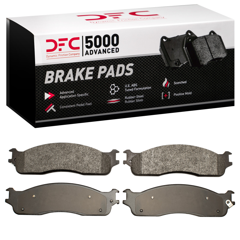 DFC 03-08 Dodge Ram 1500 Pickup Front 5000 Advanced Semi Metallic Brake Pads